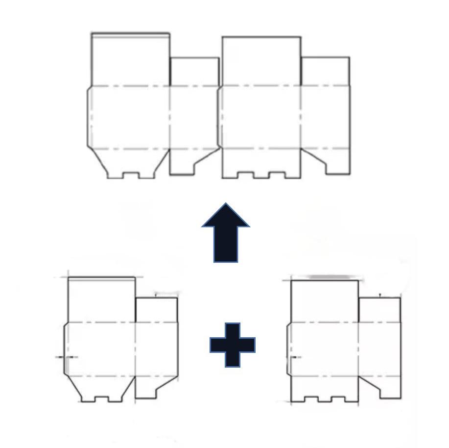 قطع مزدوجة عالية السرعة نصف الملكات المملحة المملحة (Multistation)