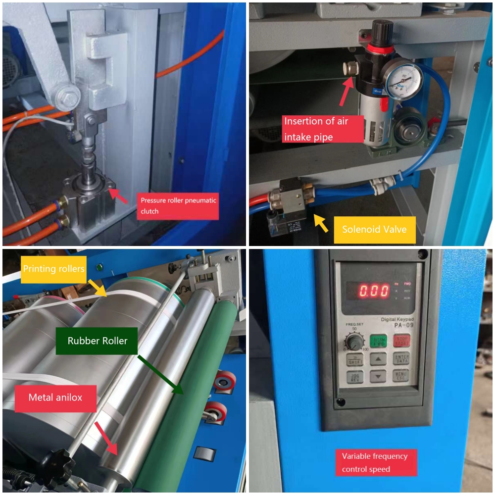 آلة طباعة مرنة ثلاثية الألوان